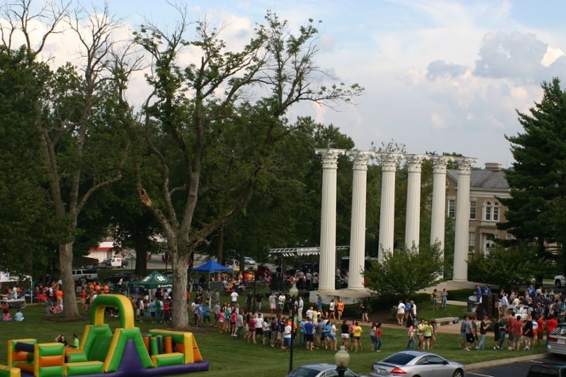 Rock the Hill Aerial Shot